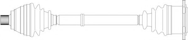 Приводной вал LÖBRO 300812