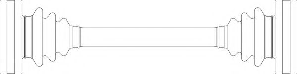 Приводной вал GENERAL RICAMBI BW3006