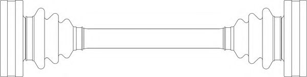 Приводной вал GENERAL RICAMBI BW3007