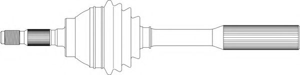Приводной вал GENERAL RICAMBI CI3007
