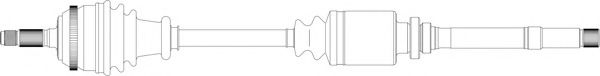 Приводной вал GENERAL RICAMBI CI3132