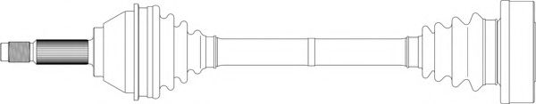 Приводной вал GENERAL RICAMBI FI3002