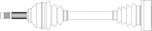 Приводной вал GENERAL RICAMBI FI3262