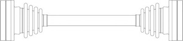 Приводной вал GENERAL RICAMBI WW3233