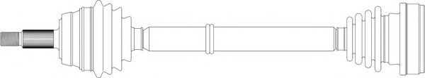 Приводной вал GENERAL RICAMBI WW3249