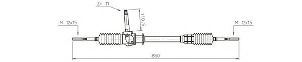 Рулевой механизм GENERAL RICAMBI AB4006