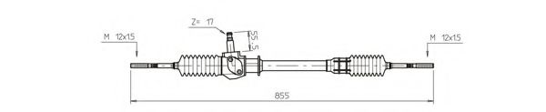 Рулевой механизм GENERAL RICAMBI FI4051