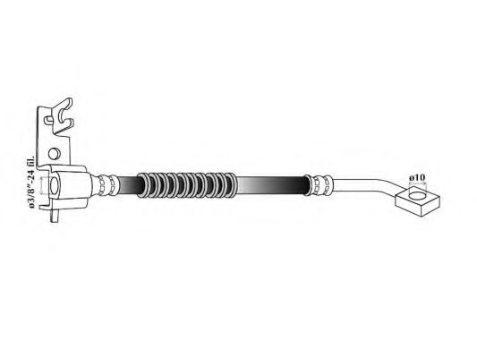 Тормозной шланг MALÒ 80423