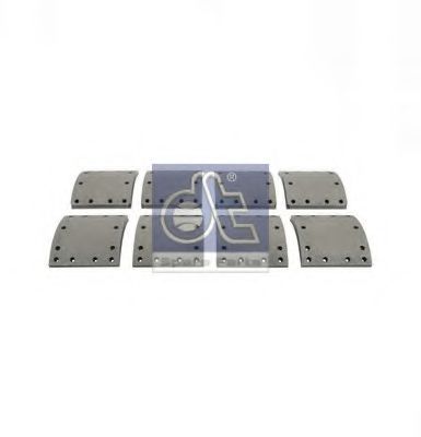 Комплект тормозных башмаков, барабанные тормоза DT 7.92428