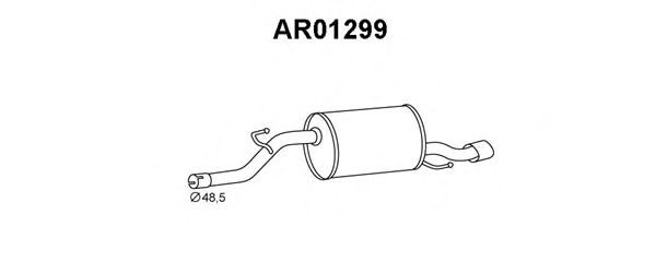 Глушитель выхлопных газов конечный VENEPORTE AR01299