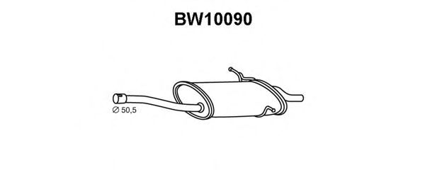 Глушитель выхлопных газов конечный VENEPORTE BW10090