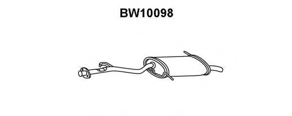 Глушитель выхлопных газов конечный VENEPORTE BW10098