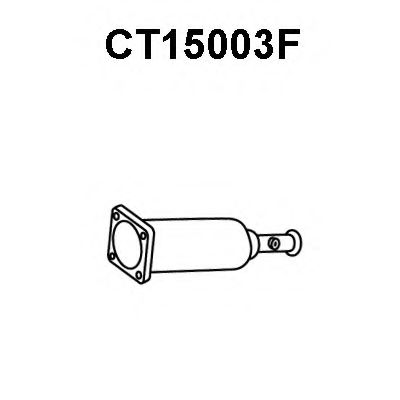 Сажевый / частичный фильтр, система выхлопа ОГ VENEPORTE CT15003F