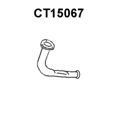 Труба выхлопного газа VENEPORTE CT15067