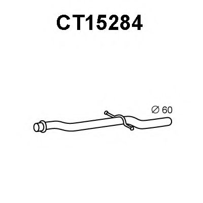 Труба выхлопного газа VENEPORTE CT15284