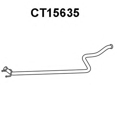 Труба выхлопного газа VENEPORTE CT15635