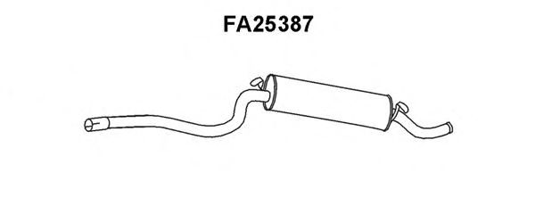Глушитель выхлопных газов конечный VENEPORTE FA25387