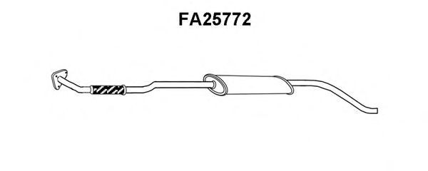 Предглушитель выхлопных газов VENEPORTE FA25772