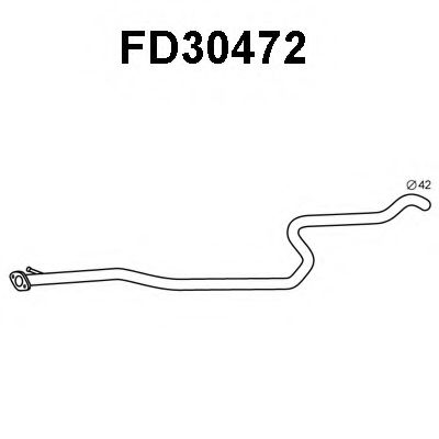 Труба выхлопного газа VENEPORTE FD30472
