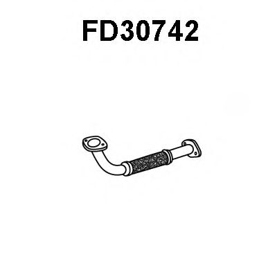 Труба выхлопного газа VENEPORTE FD30742