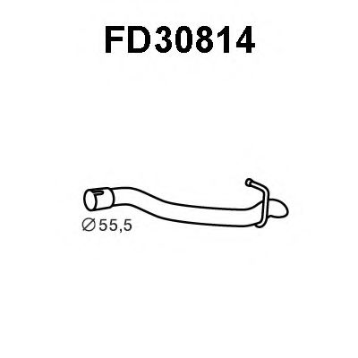 Труба выхлопного газа VENEPORTE FD30814