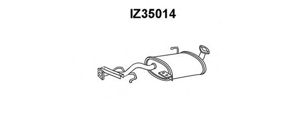 Глушитель выхлопных газов конечный VENEPORTE IZ35014