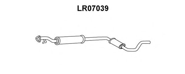 Предглушитель выхлопных газов VENEPORTE LR07039