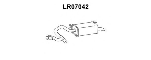 Глушитель выхлопных газов конечный VENEPORTE LR07042