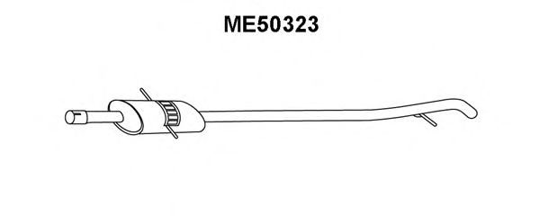 Глушитель выхлопных газов конечный VENEPORTE ME50323