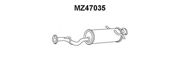 Предглушитель выхлопных газов VENEPORTE MZ47035