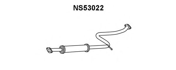Предглушитель выхлопных газов VENEPORTE NS53022