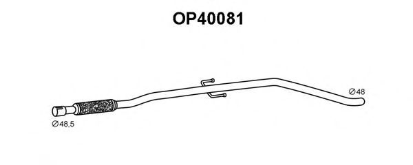 Труба выхлопного газа VENEPORTE OP40081