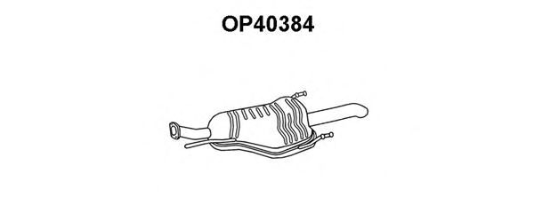Глушитель выхлопных газов конечный VENEPORTE OP40384