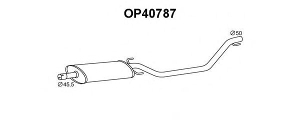Предглушитель выхлопных газов VENEPORTE OP40787