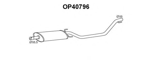 Предглушитель выхлопных газов VENEPORTE OP40796