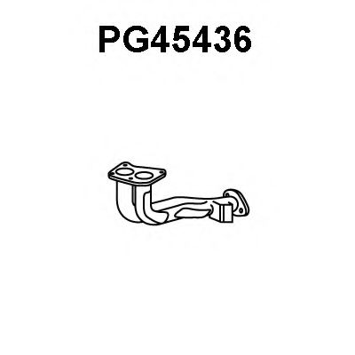 Труба выхлопного газа VENEPORTE PG45436