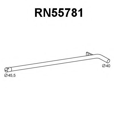 Труба выхлопного газа VENEPORTE RN55781