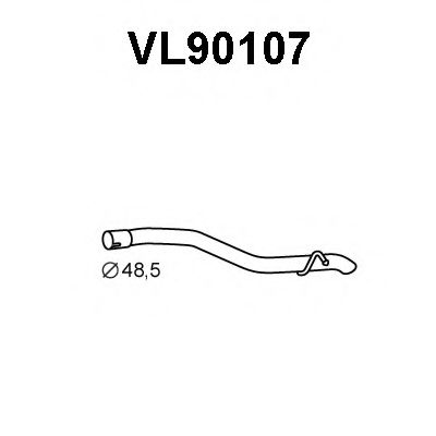 Труба выхлопного газа VENEPORTE VL90107