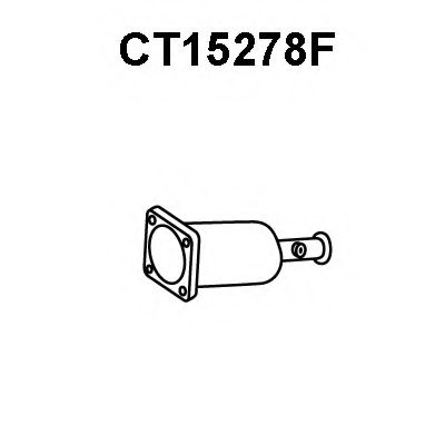 Сажевый / частичный фильтр, система выхлопа ОГ VENEPORTE CT15278F