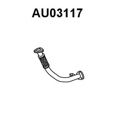 Труба выхлопного газа VENEPORTE AU03117