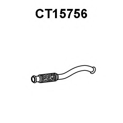 Труба выхлопного газа VENEPORTE CT15756