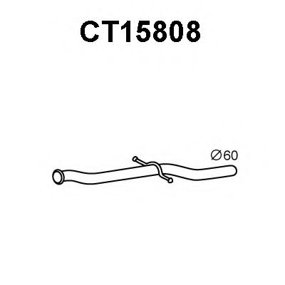 Труба выхлопного газа VENEPORTE CT15808