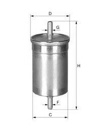 Топливный фильтр UNIFLUX FILTERS XB322