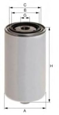 Топливный фильтр UNIFLUX FILTERS XN198B