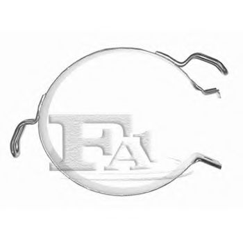 Кронштейн, глушитель TESH 430094