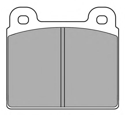 Комплект тормозных колодок, дисковый тормоз FREMAX FBP-0308