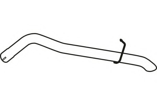 Глушитель выхлопных газов конечный FENNO 2530