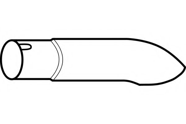 Труба выхлопного газа TESH 110393