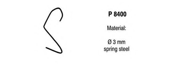Труба выхлопного газа, универсальная FENNO 8400