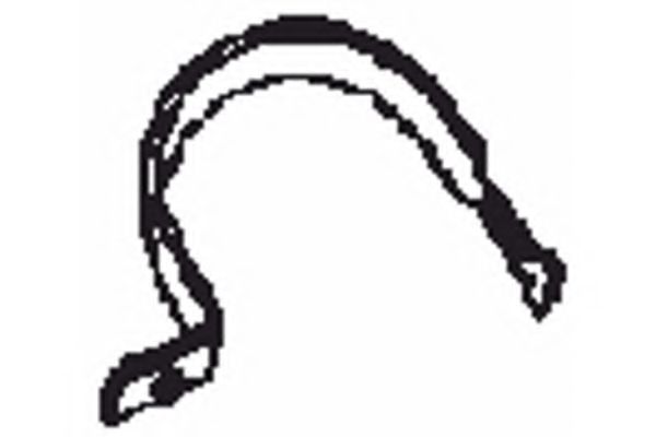 Кронштейн, труба выхлопного газа TEMOT 618019